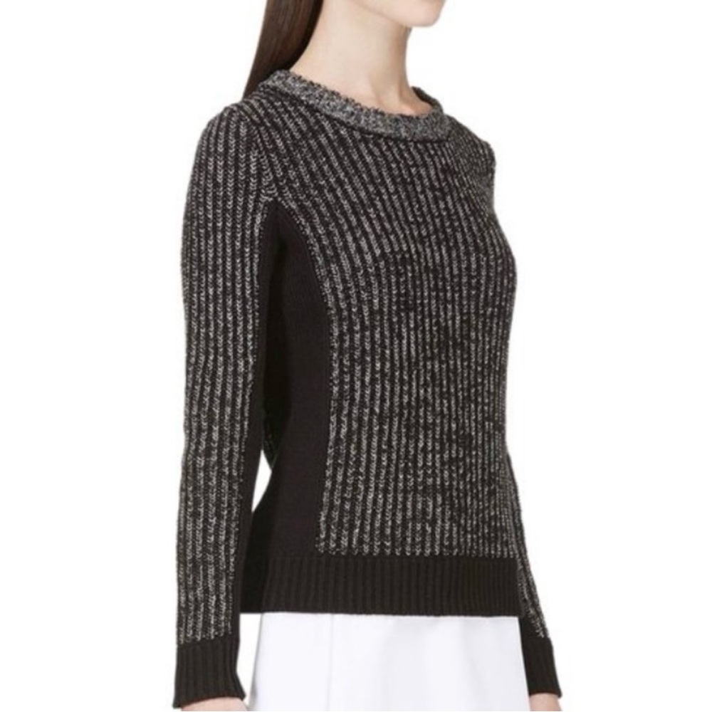 Rag and bone Paula pullover black chunky knit sweater